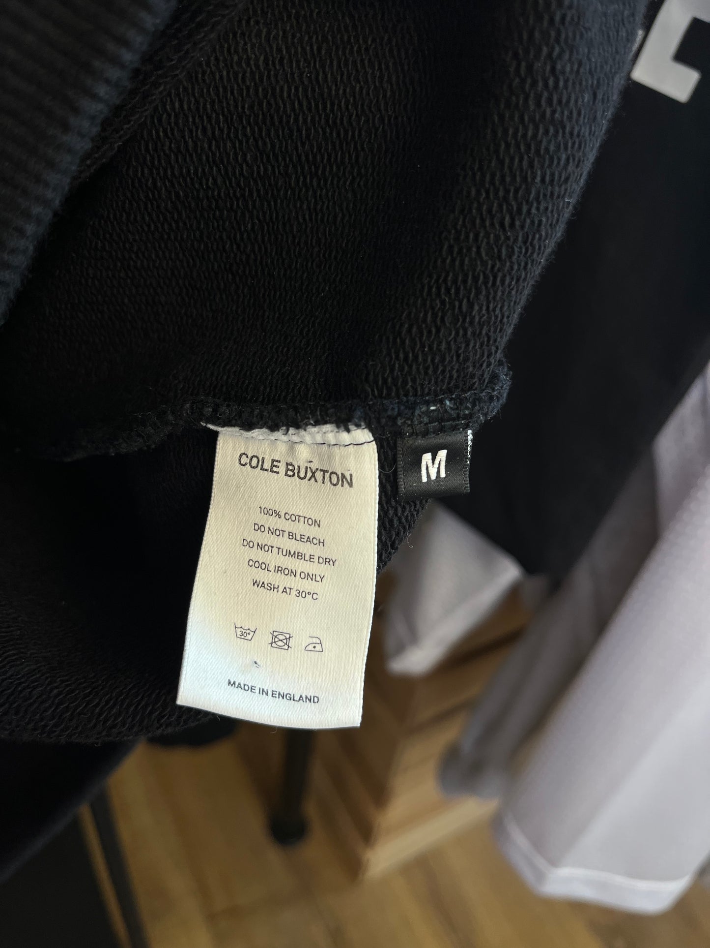 Cole Buxton Black Sweatshirt - Medium