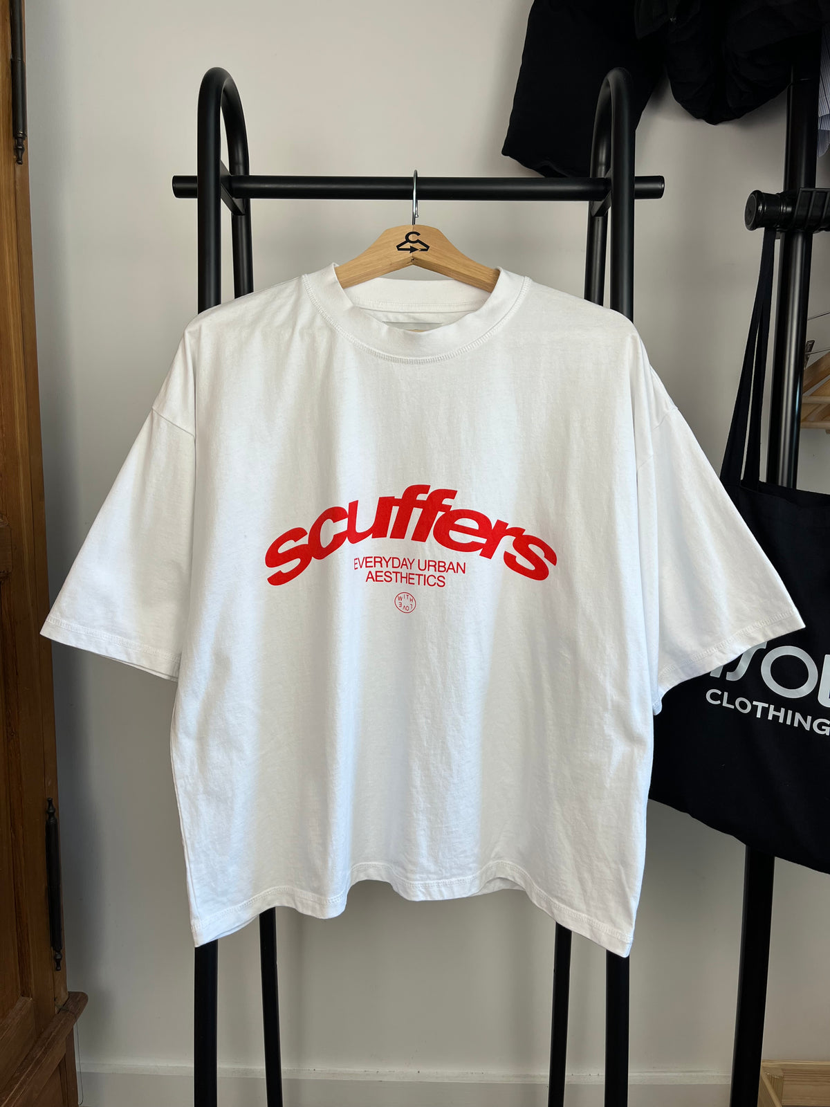 Scuffers White T-Shirt - Medium