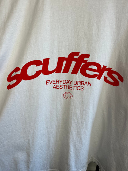 Scuffers White T-Shirt - Medium