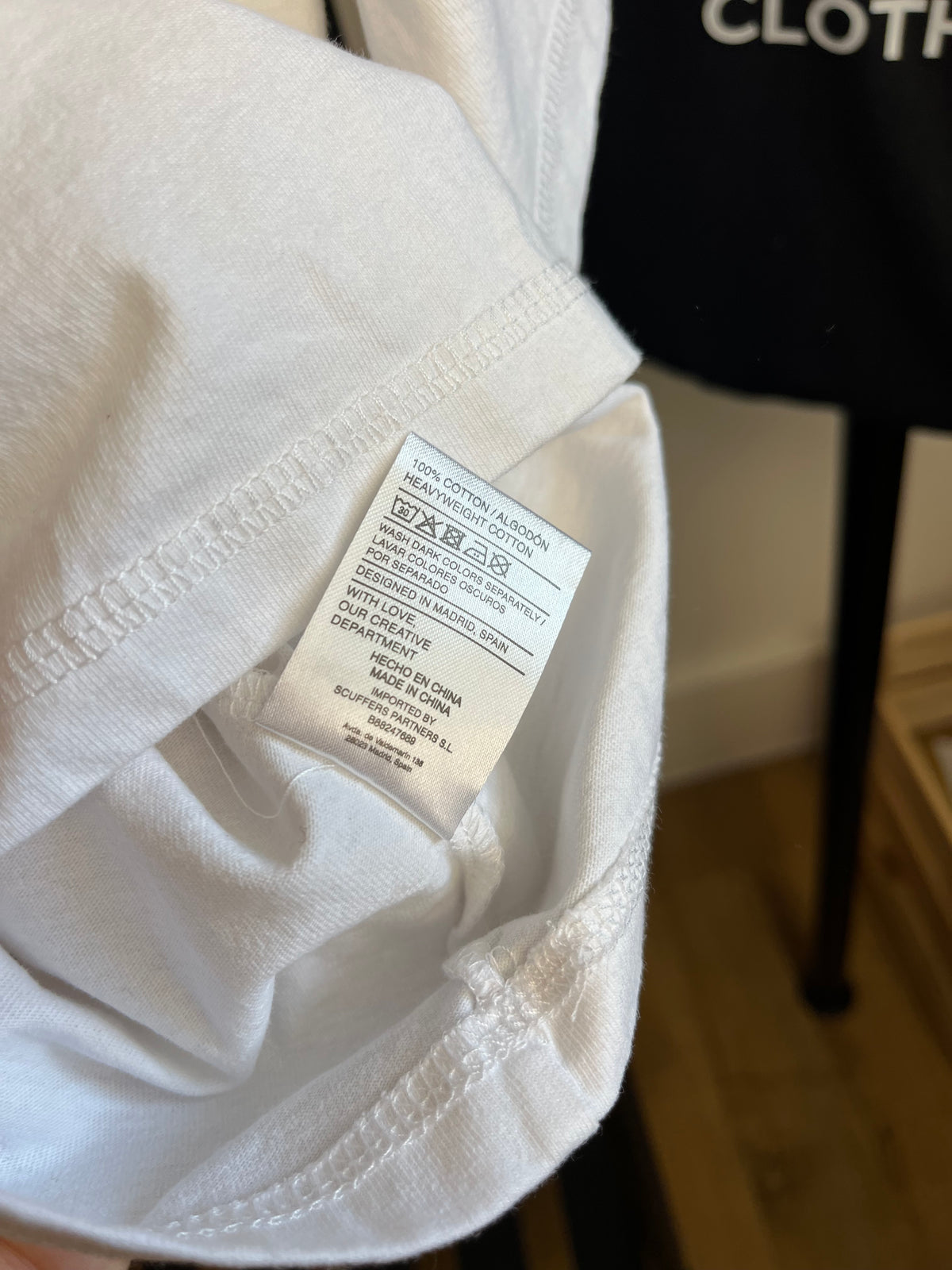 Scuffers White T-Shirt - Medium