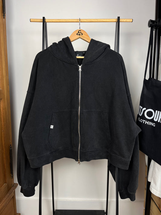 Drmers Club Vintage Black Zip Up Hoodie - XL