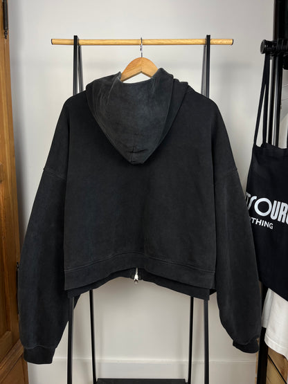 Drmers Club Vintage Black Zip Up Hoodie - XL