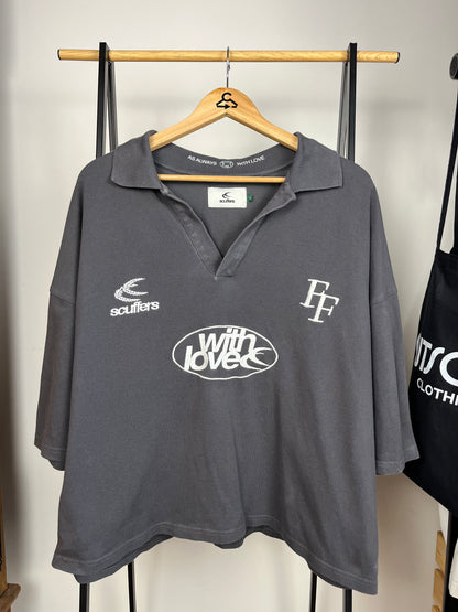 Scuffers Dark Grey Polo - Large