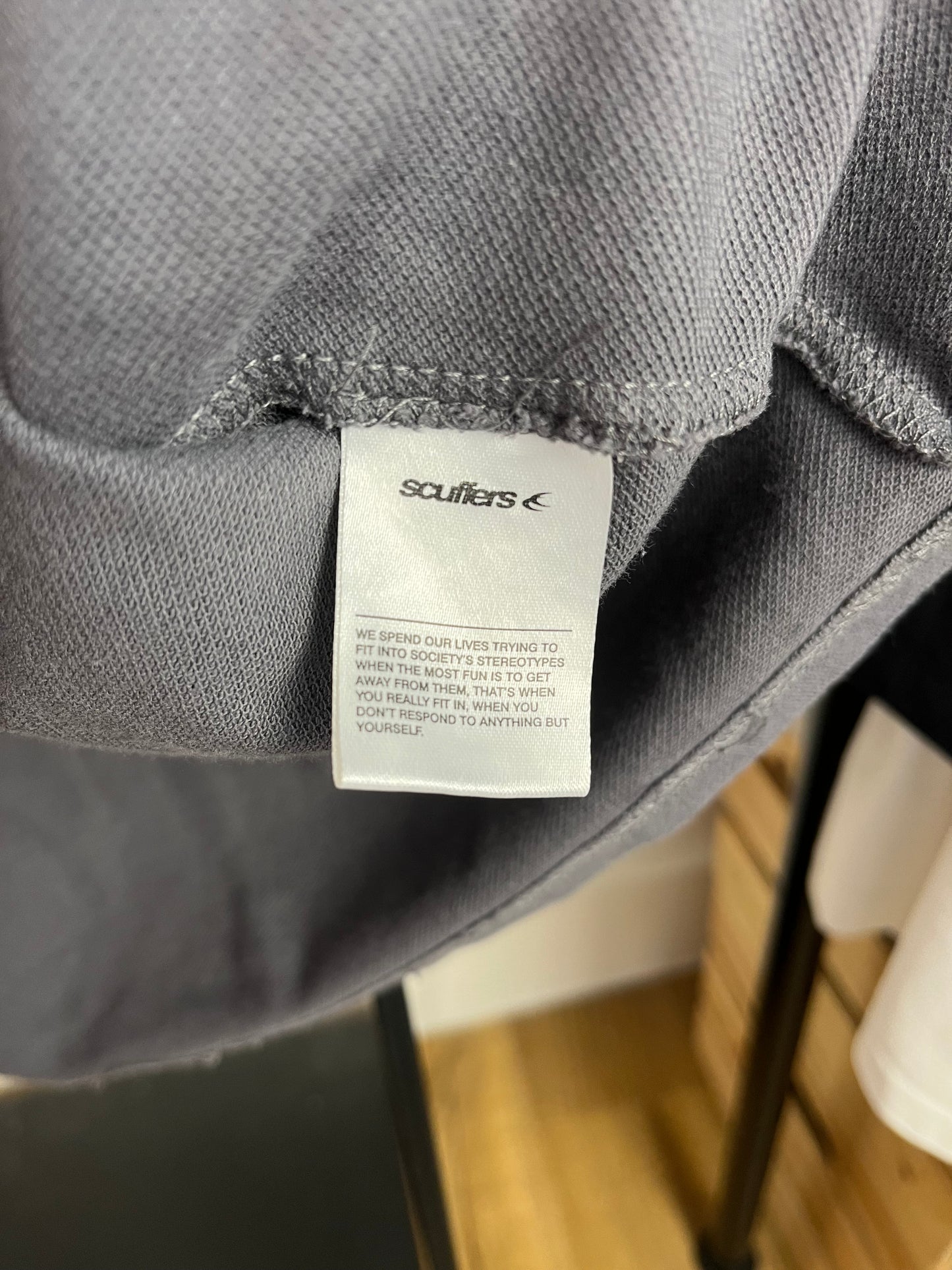 Scuffers Dark Grey Polo - Large