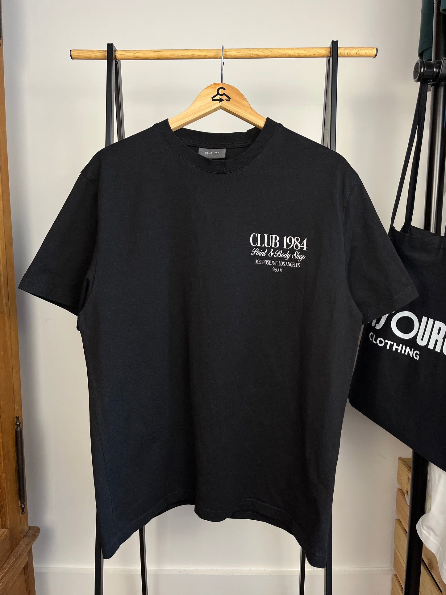 Club 1984 Black T-Shirt - Large