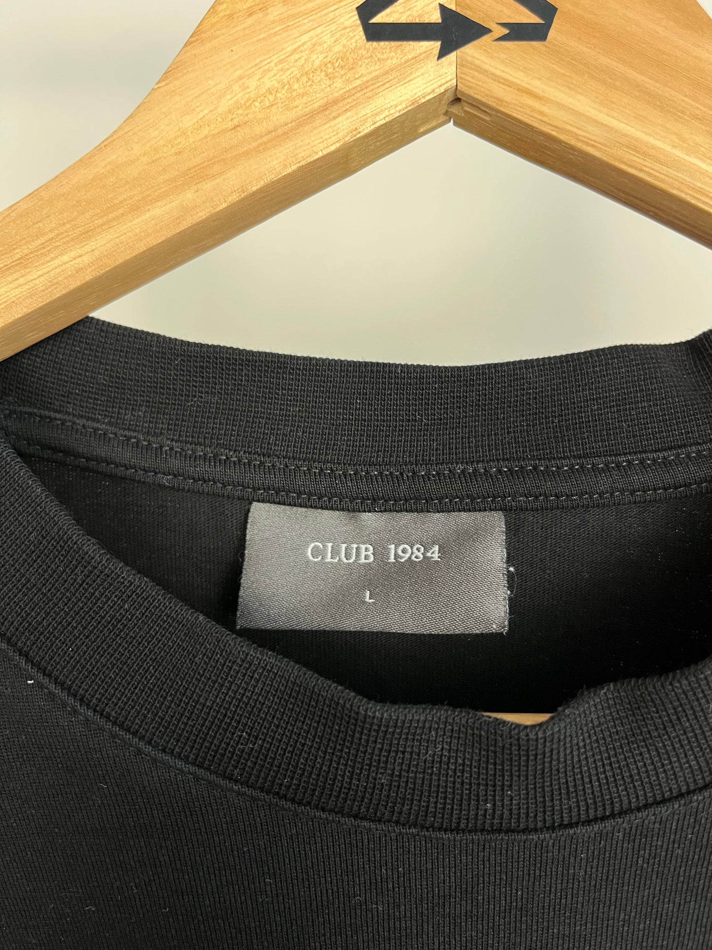 Club 1984 Black T-Shirt - Large