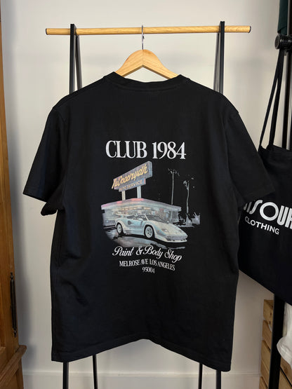 Club 1984 Black T-Shirt - Large