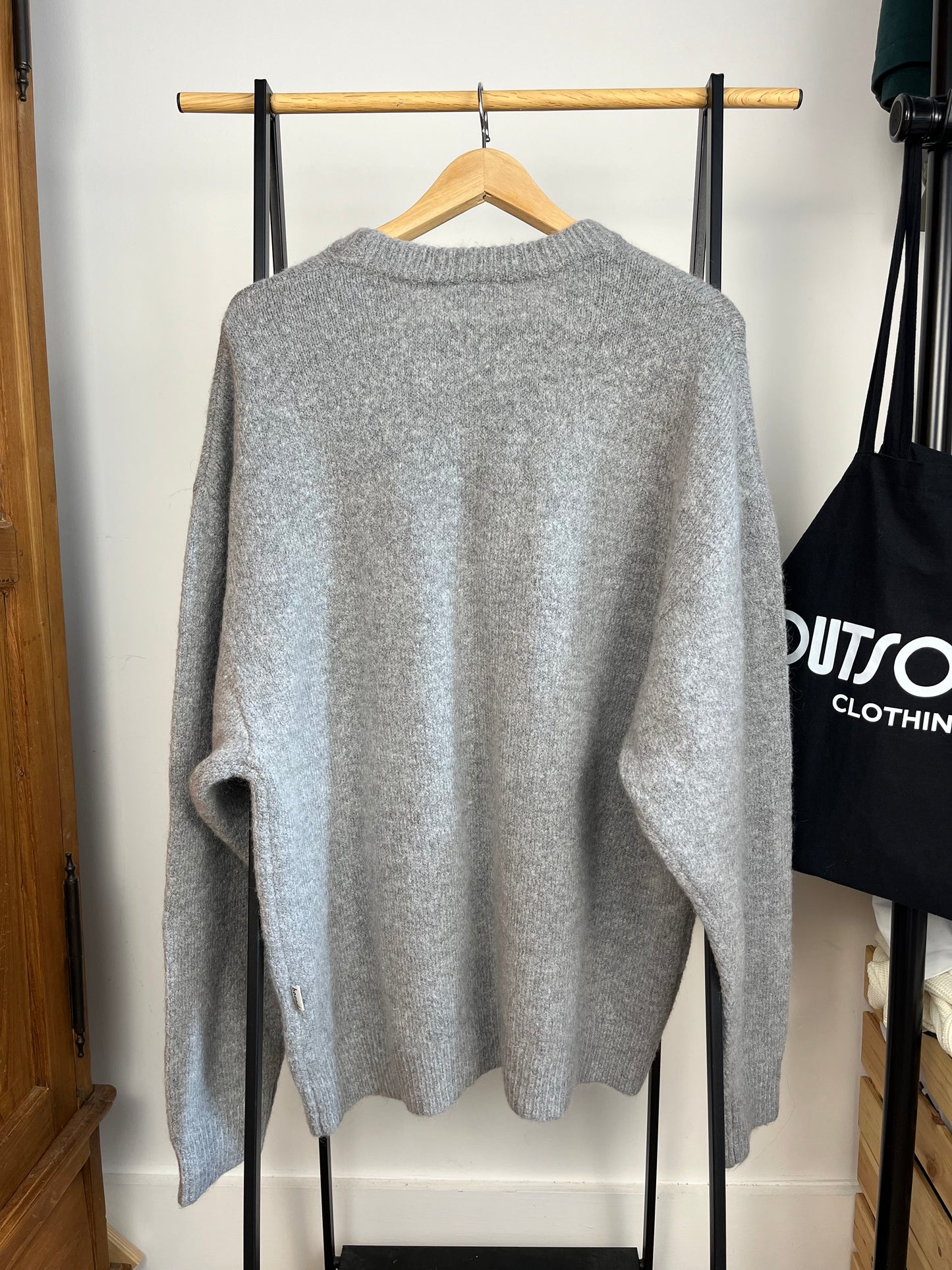 Bound Grey Knit - Large