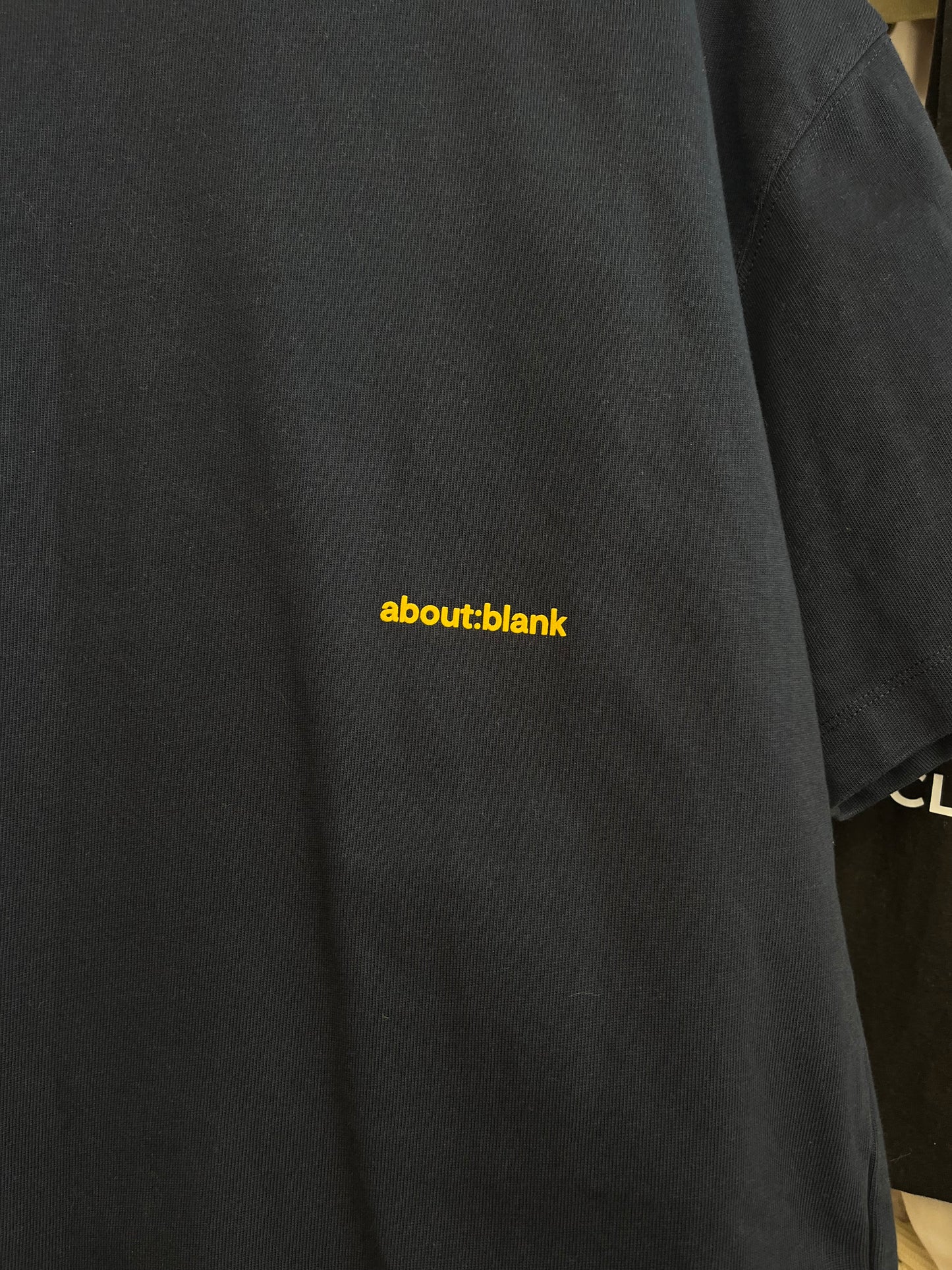 About:Blank Navy T-Shirt - Medium