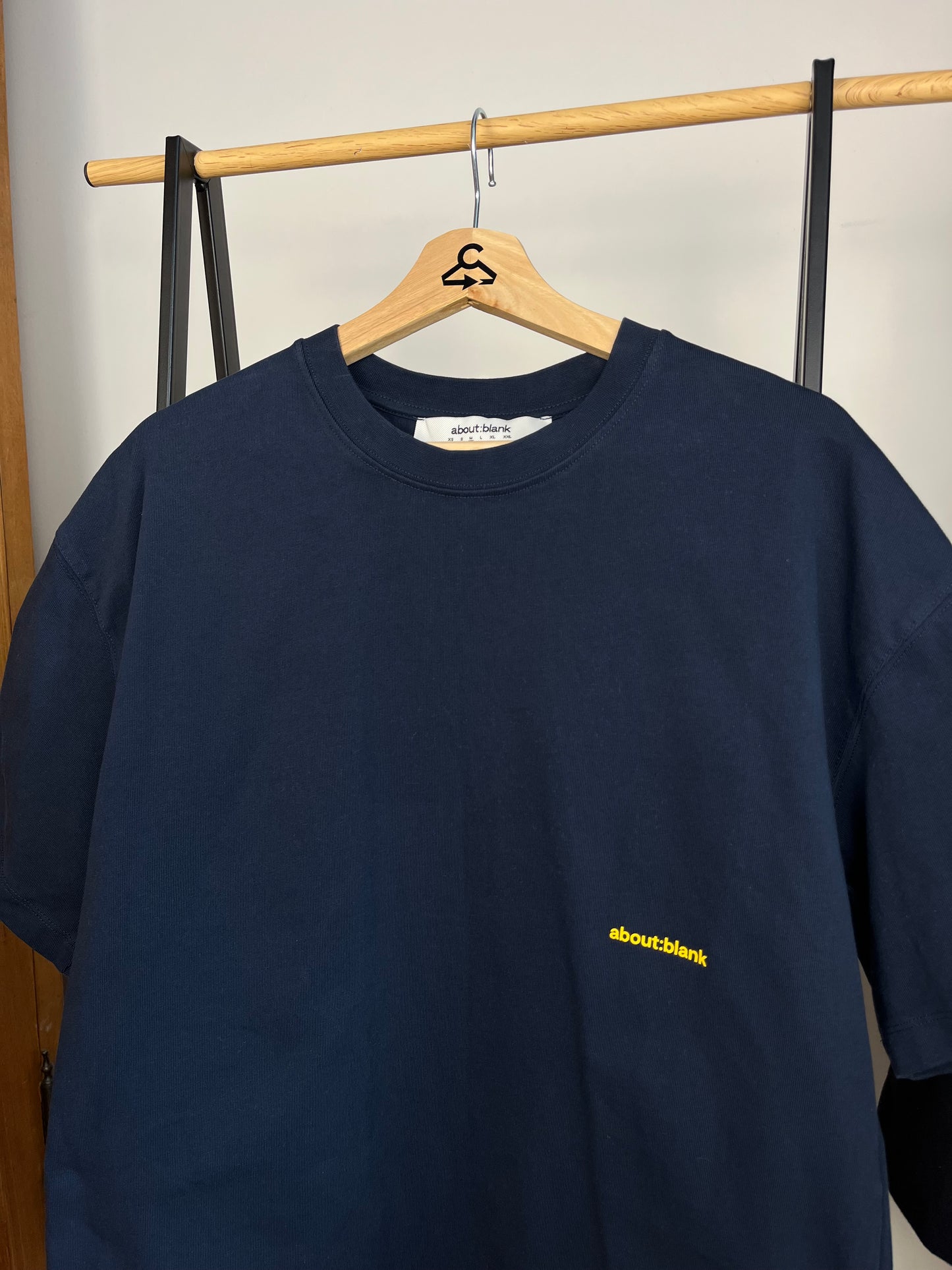 About:Blank Navy T-Shirt - Medium
