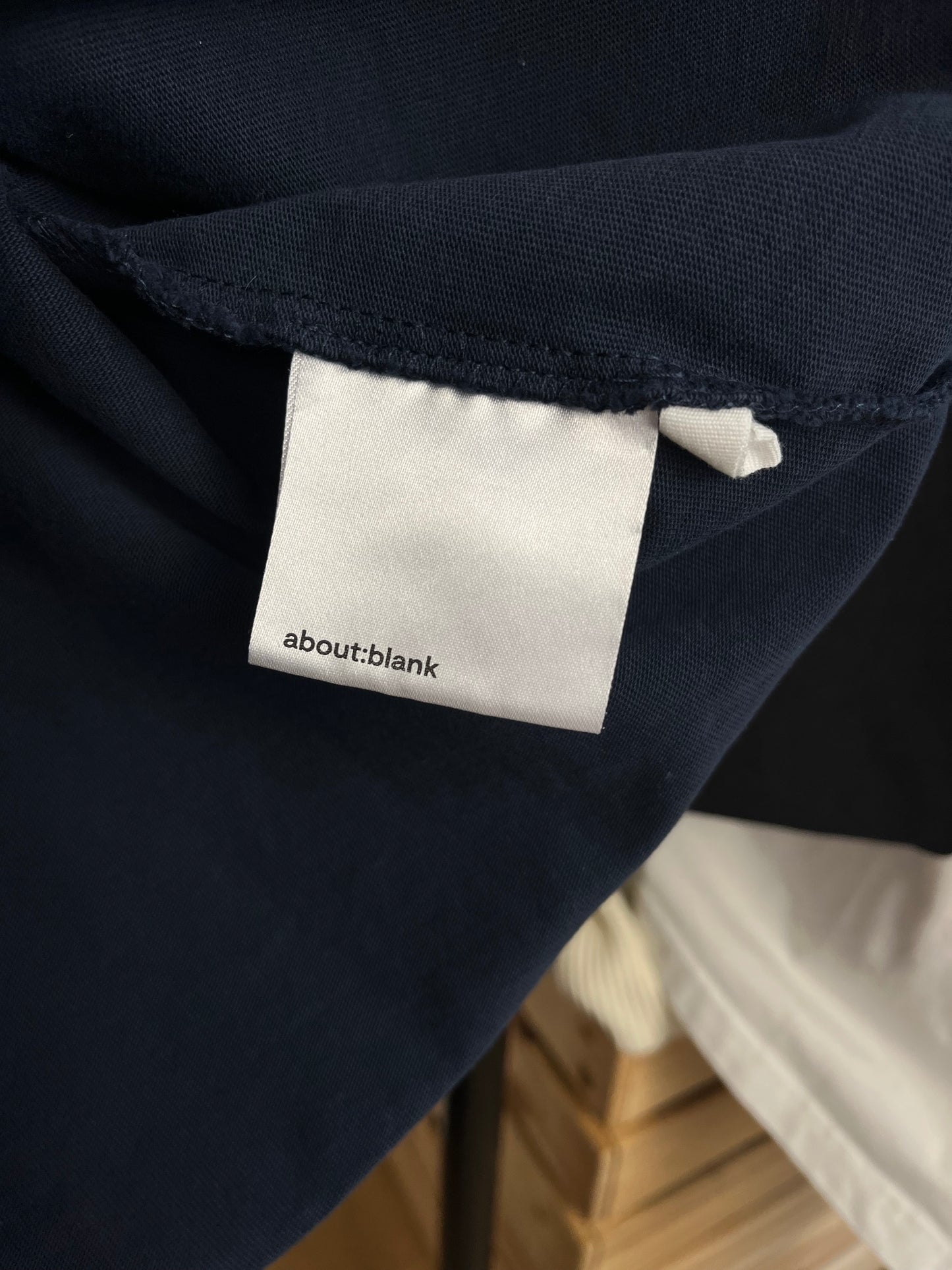 About:Blank Navy T-Shirt - Medium