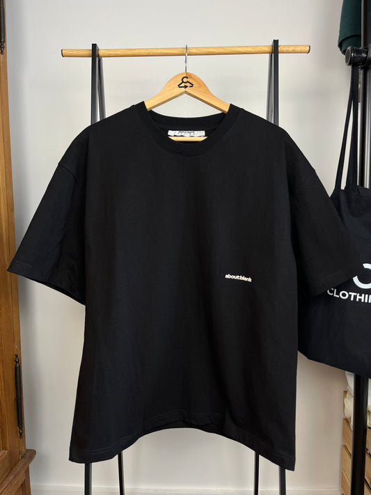 About:Blank Black T-Shirt - XL