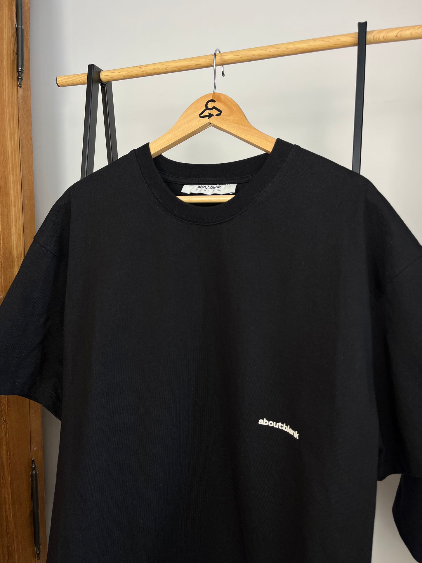 About:Blank Black T-Shirt - XL