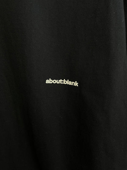 About:Blank Black T-Shirt - XL