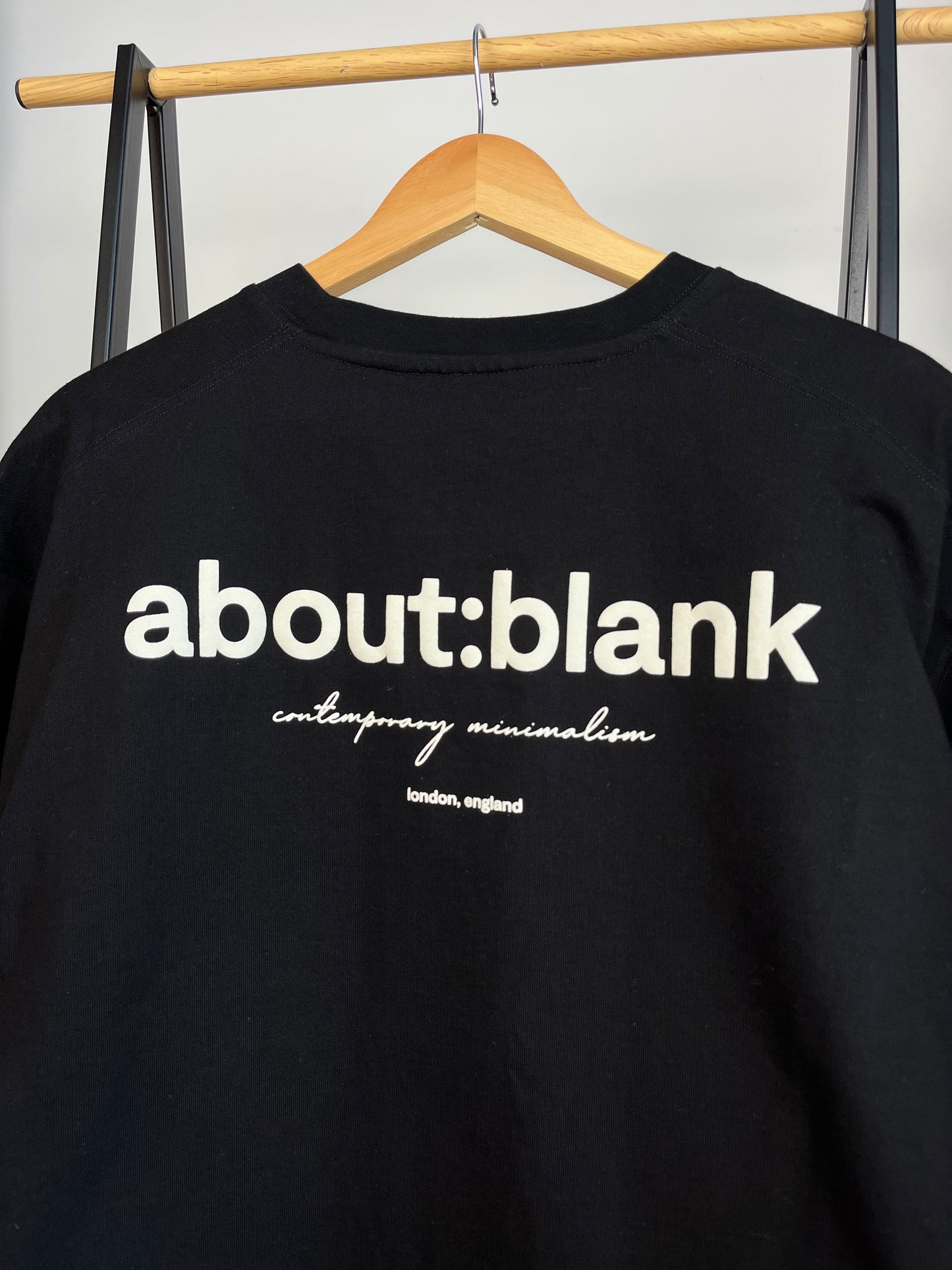 About:Blank Black T-Shirt - XL