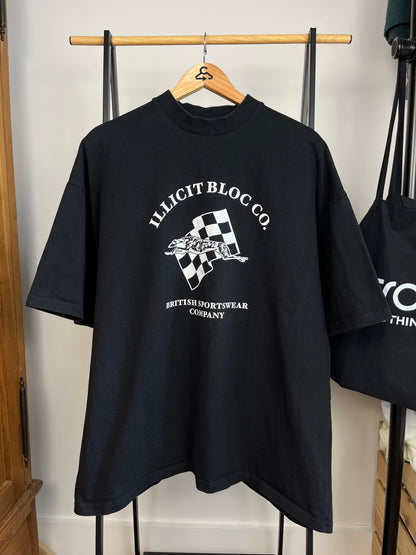 Illicit Bloc Black T-Shirt - XL