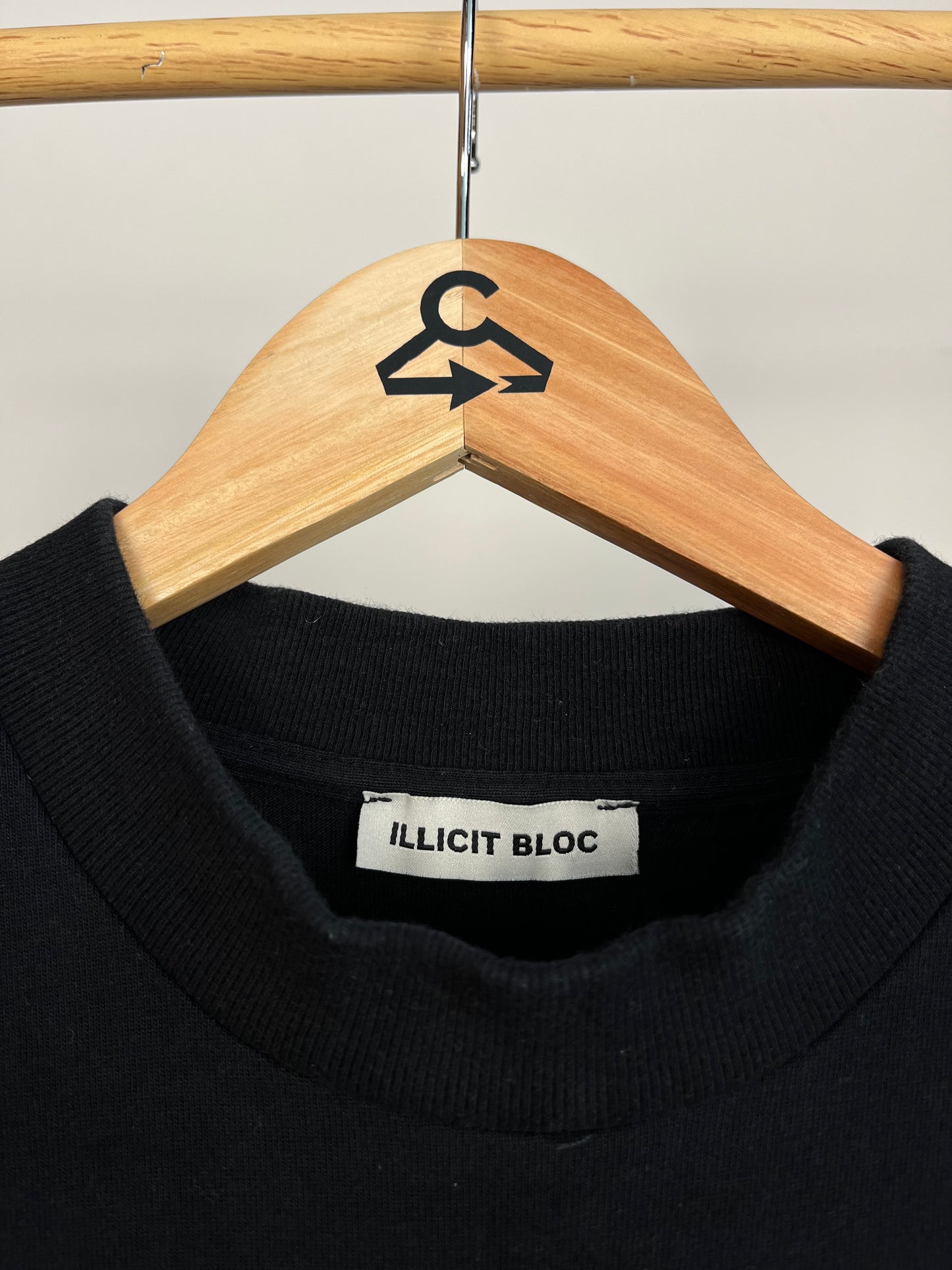 Illicit Bloc Black T-Shirt - XL