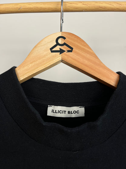 Illicit Bloc Black T-Shirt - XL
