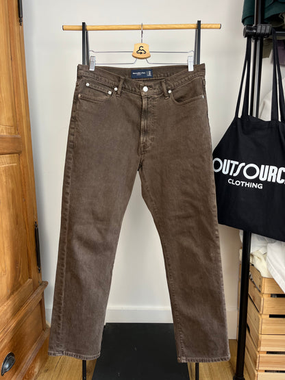 Abercrombie Brown Jeans W33 L30