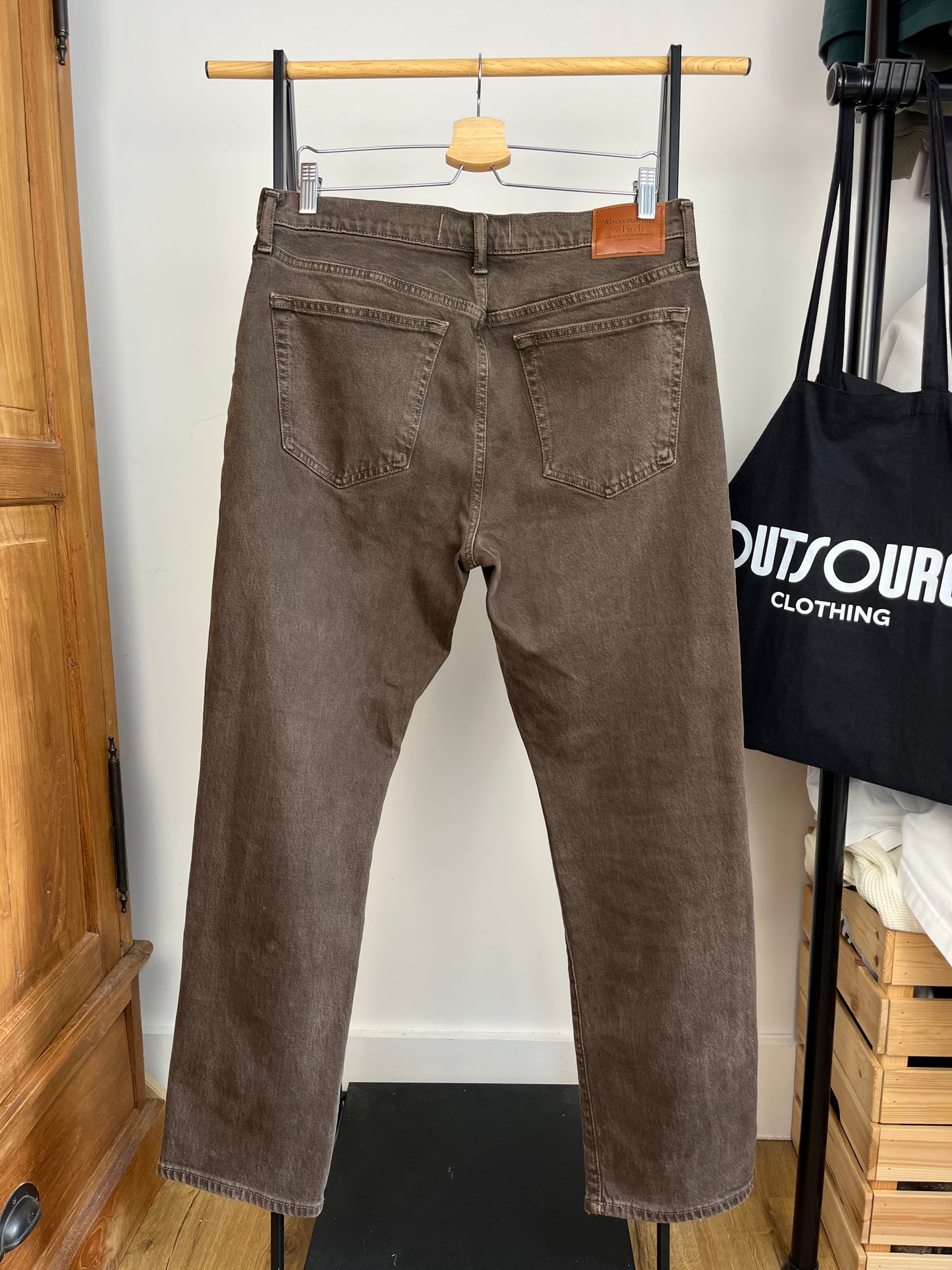 Abercrombie Brown Jeans W33 L30