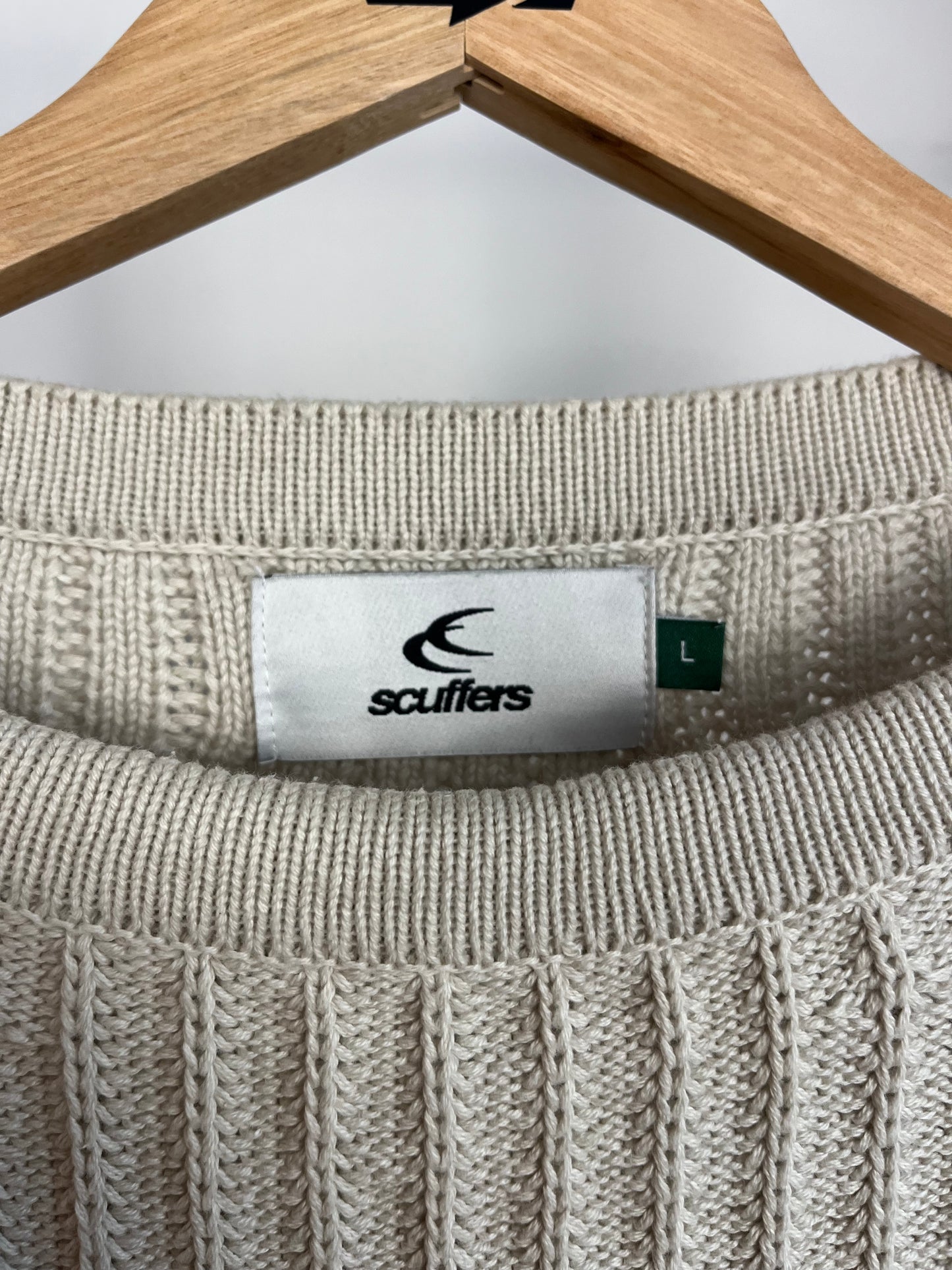 Scuffers Beige Knit - Large
