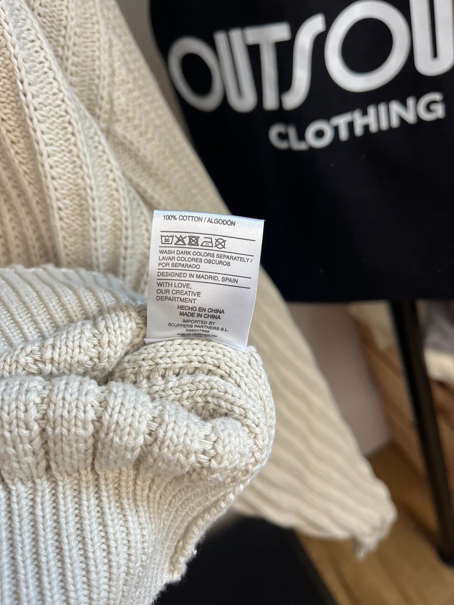 Scuffers Beige Knit - Large