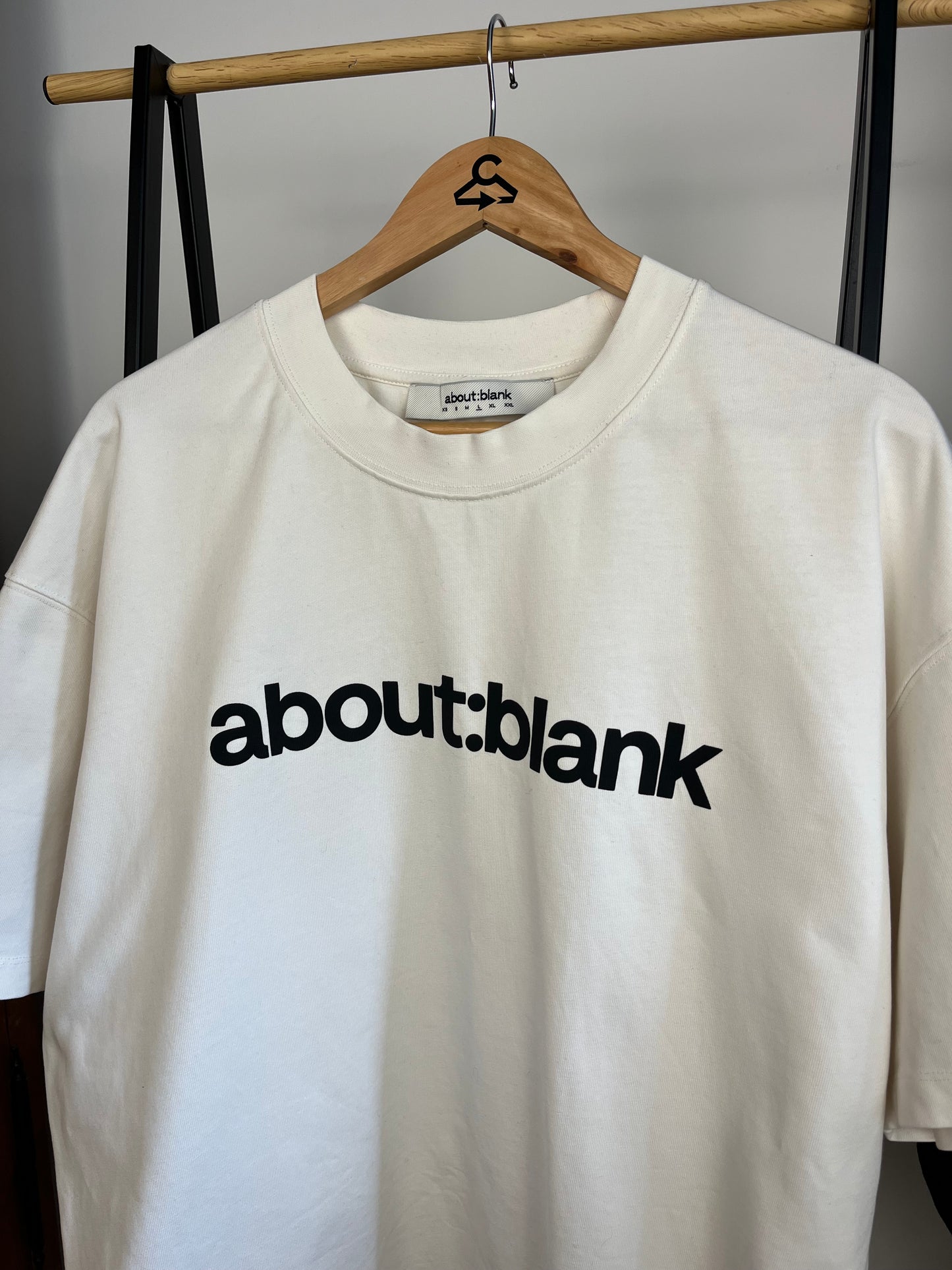 About:Blank Off White T-Shirt - Large