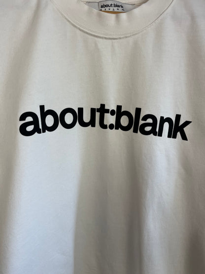 About:Blank Off White T-Shirt - Large