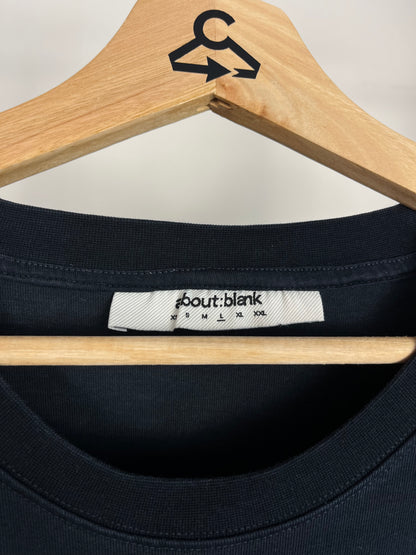 About:Blank Navy T-Shirt - Large