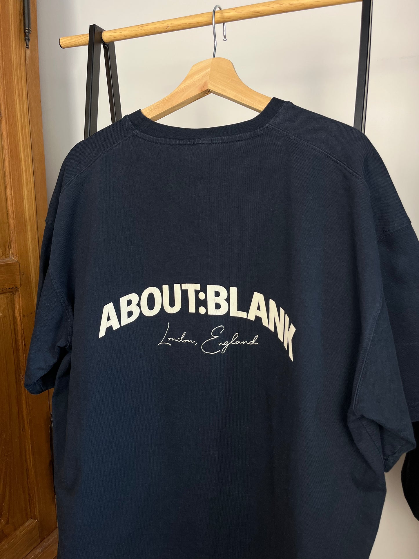 About:Blank Navy T-Shirt - Large