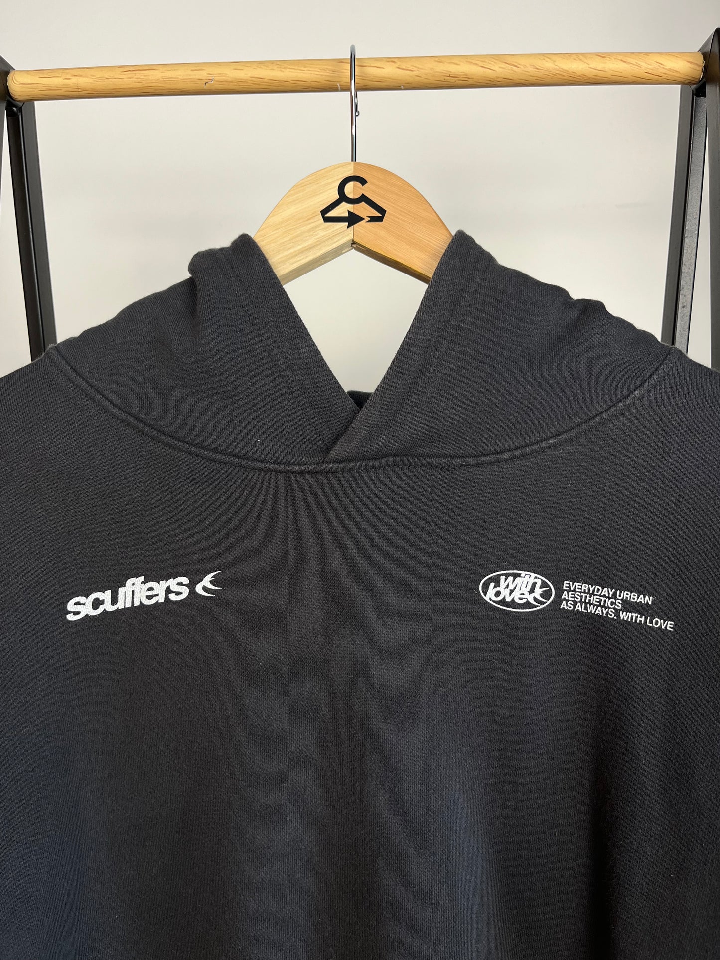 Scuffers Dark Grey Hoodie - Medium