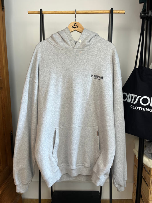 Represent Grey Hoodie - Large