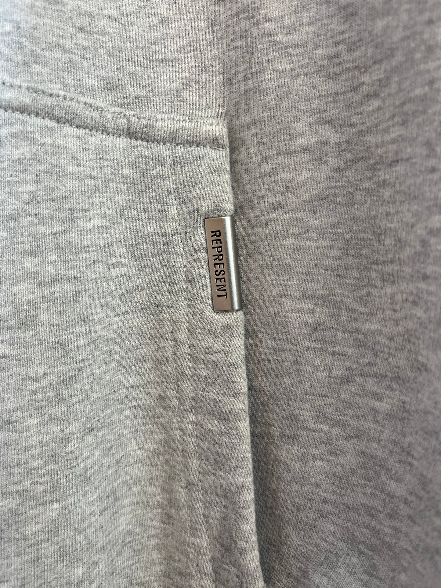 Represent Grey Hoodie - Large