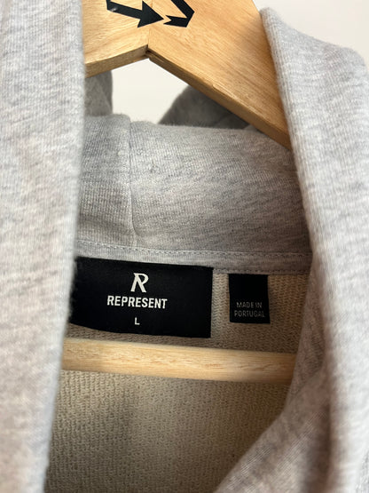 Represent Grey Hoodie - Large