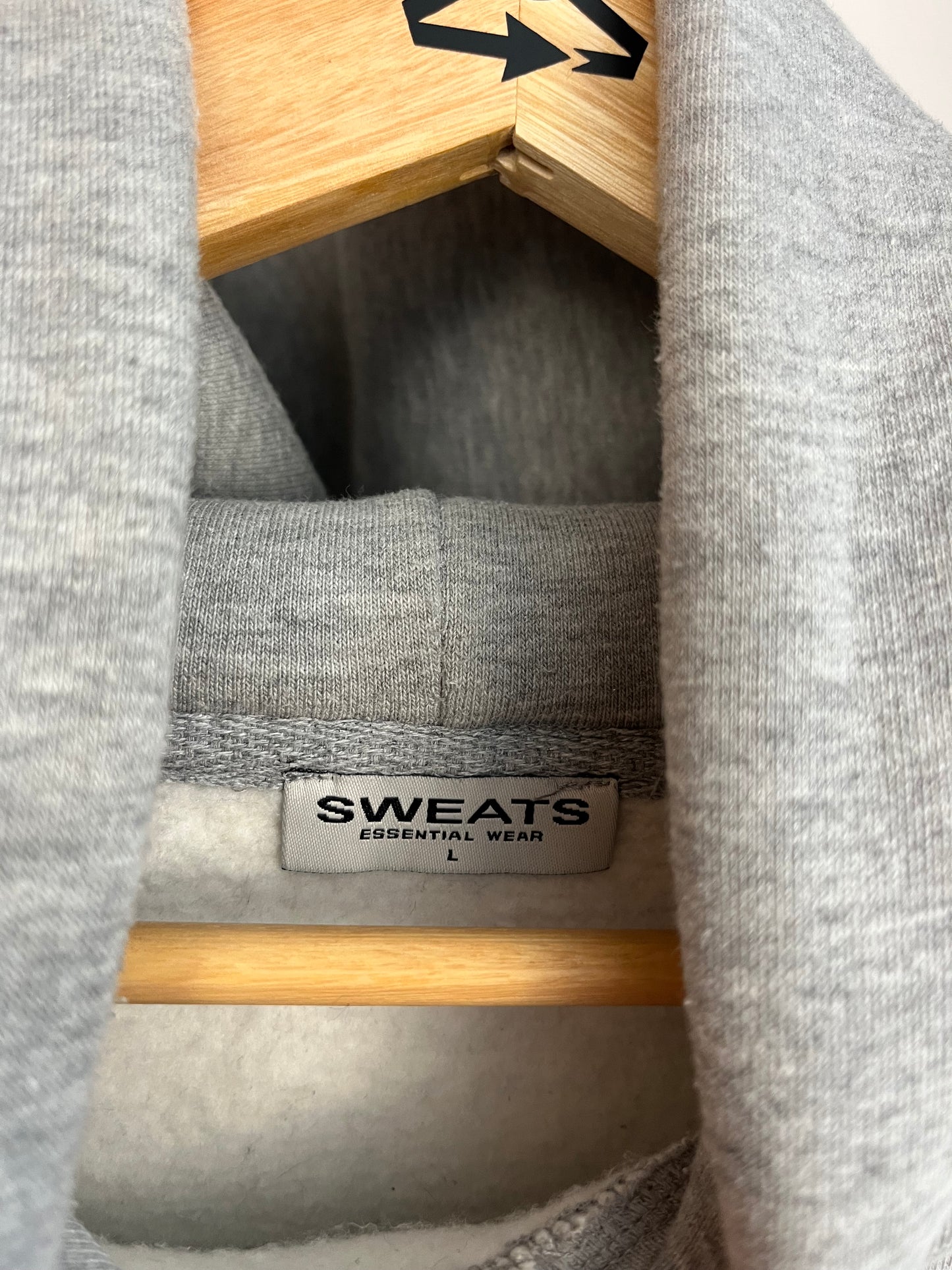 Sweats Collective Grey Hoodie - Large