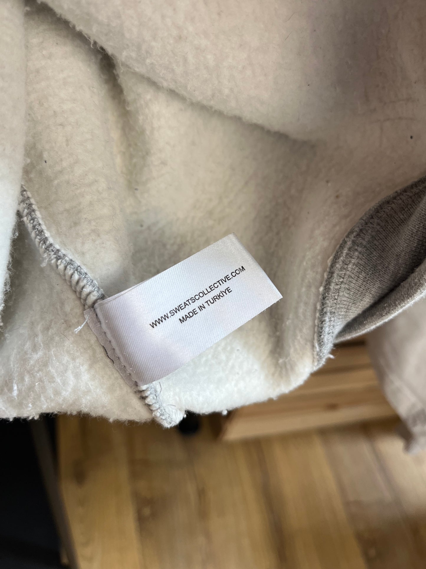 Sweats Collective Grey Hoodie - Large