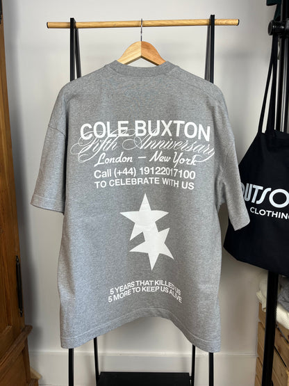 Cole Buxton Grey T-shirt - Large
