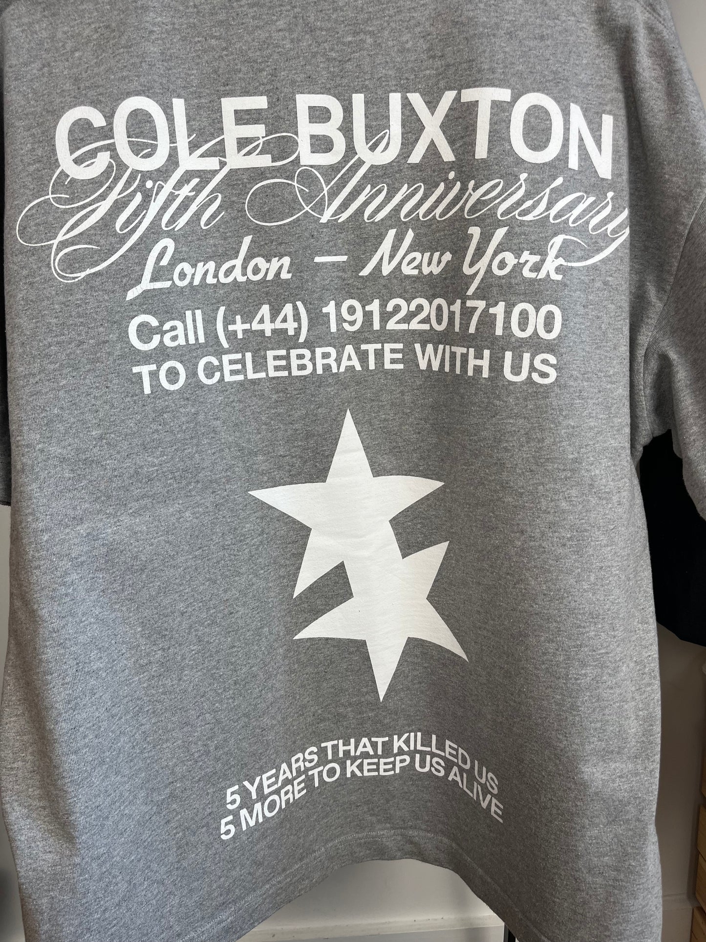 Cole Buxton Grey T-shirt - Large