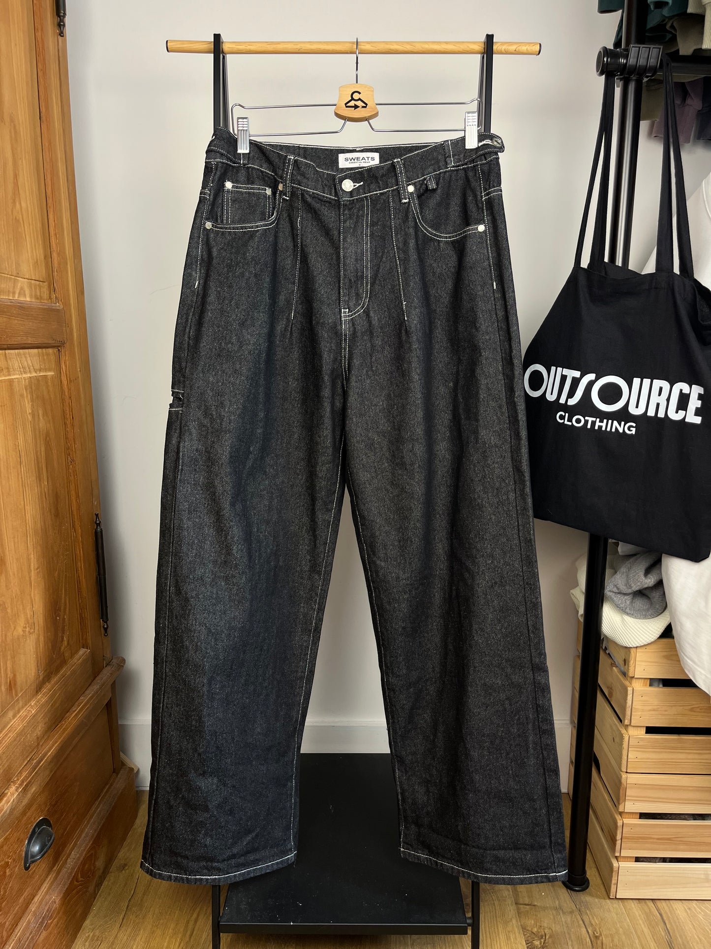 Sweats Collective Black Jeans - Medium