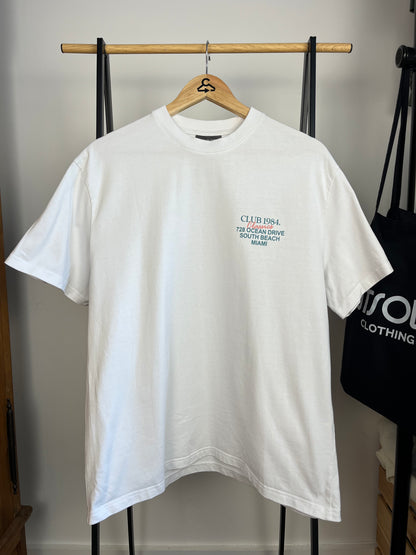 Club 1984 White T-Shirt - Medium