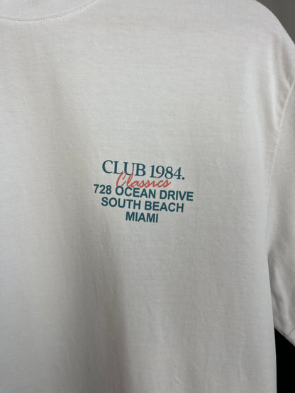 Club 1984 White T-Shirt - Medium