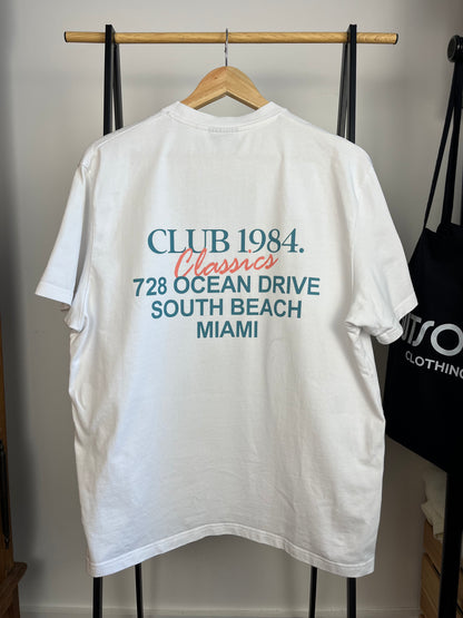 Club 1984 White T-Shirt - Medium