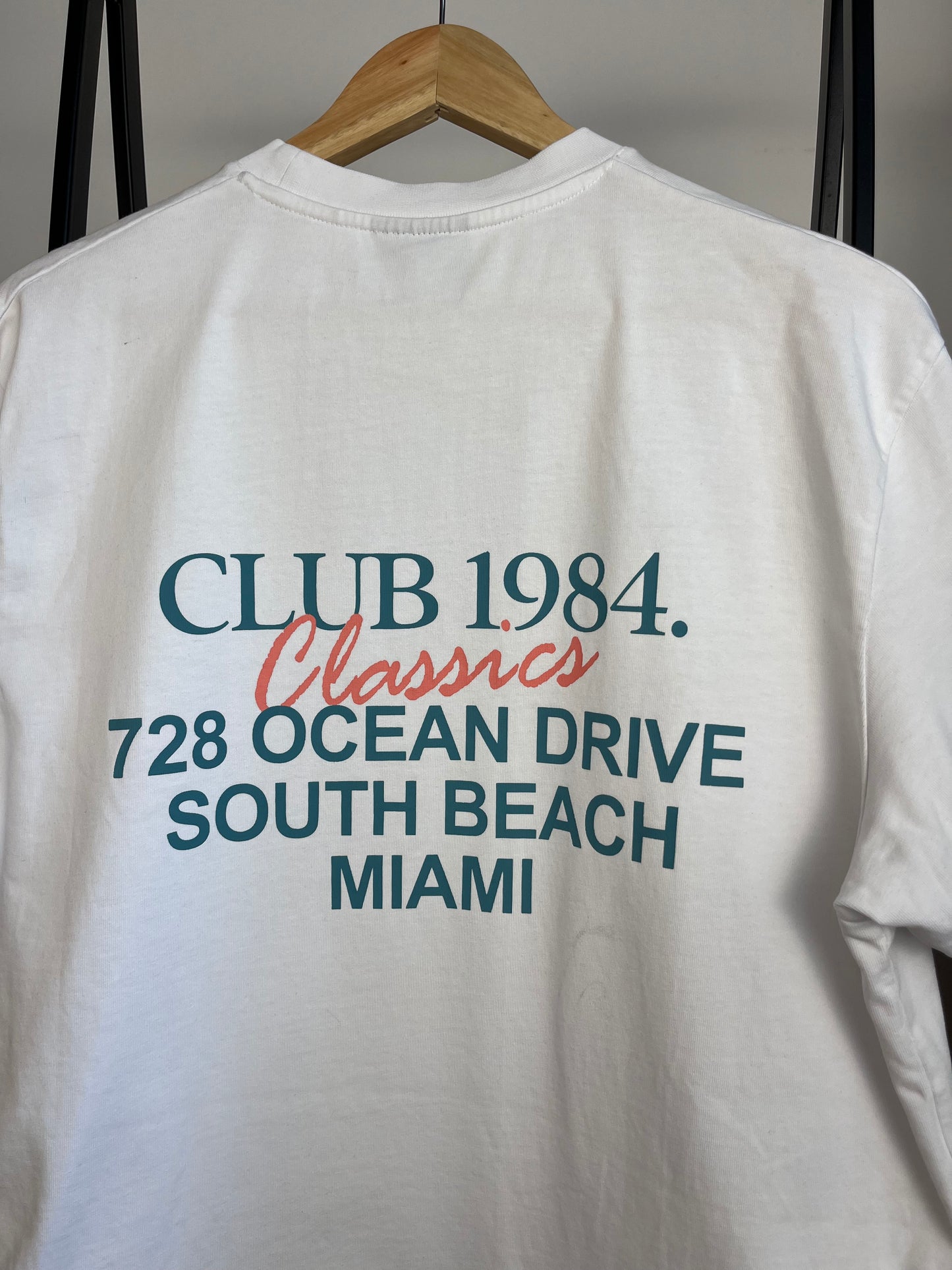 Club 1984 White T-Shirt - Medium