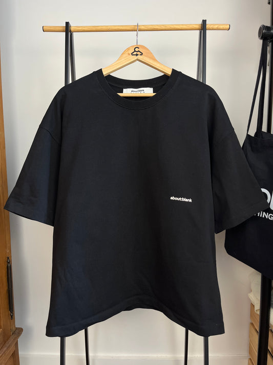 About:Blank Black T-Shirt - XL