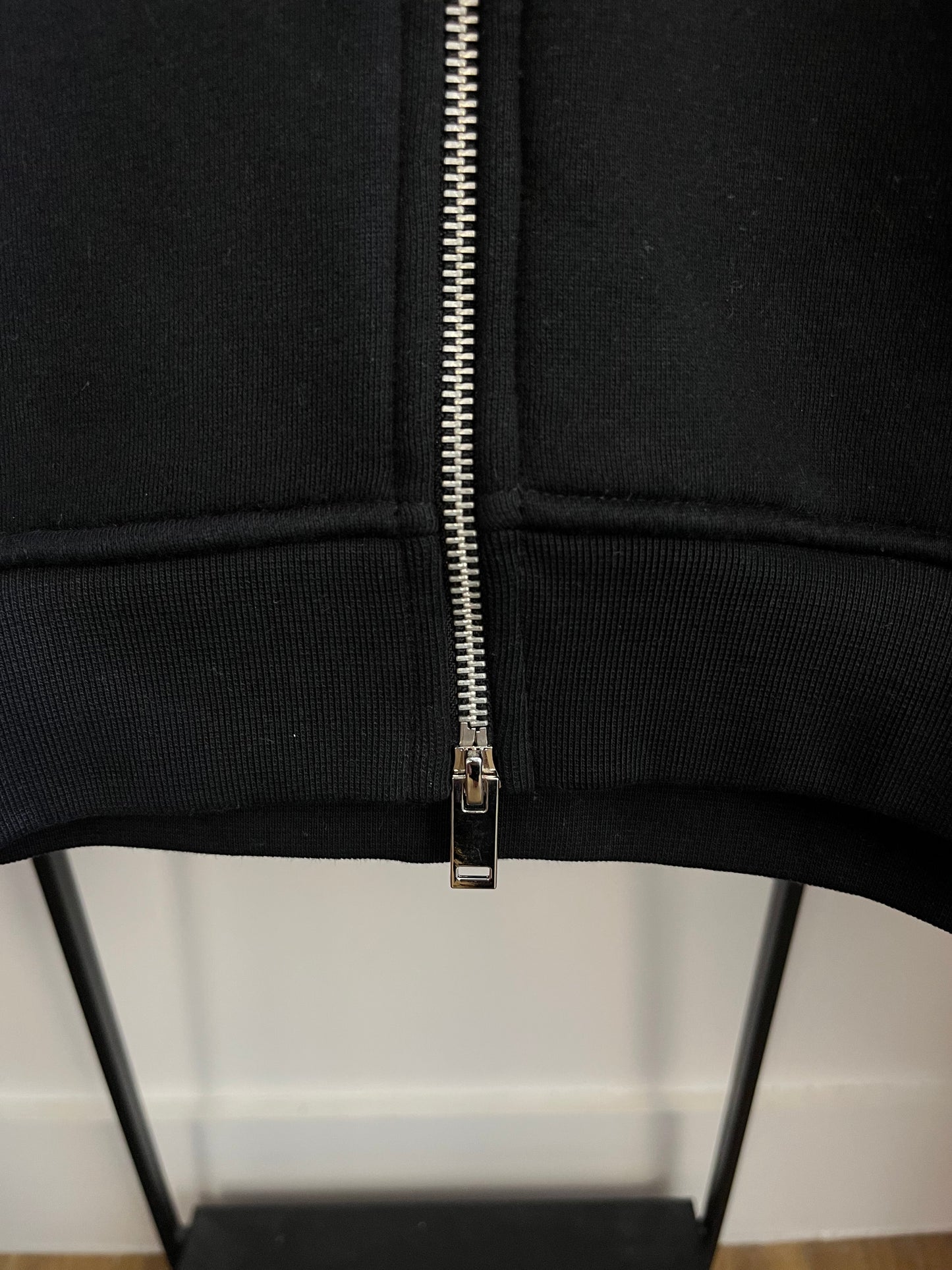 Sweats Collective Black Zip Up Hoodie - Medium