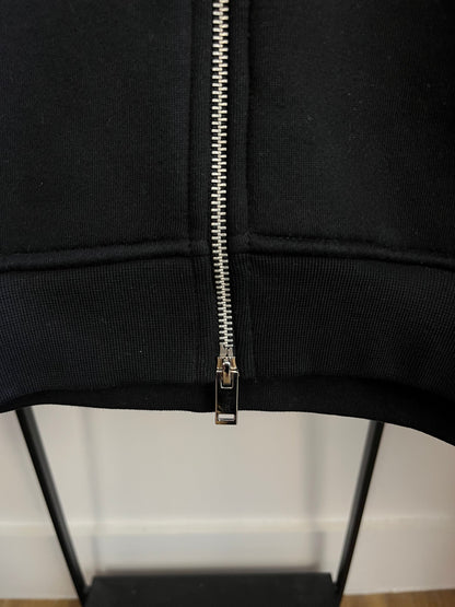 Sweats Collective Black Zip Up Hoodie - Medium