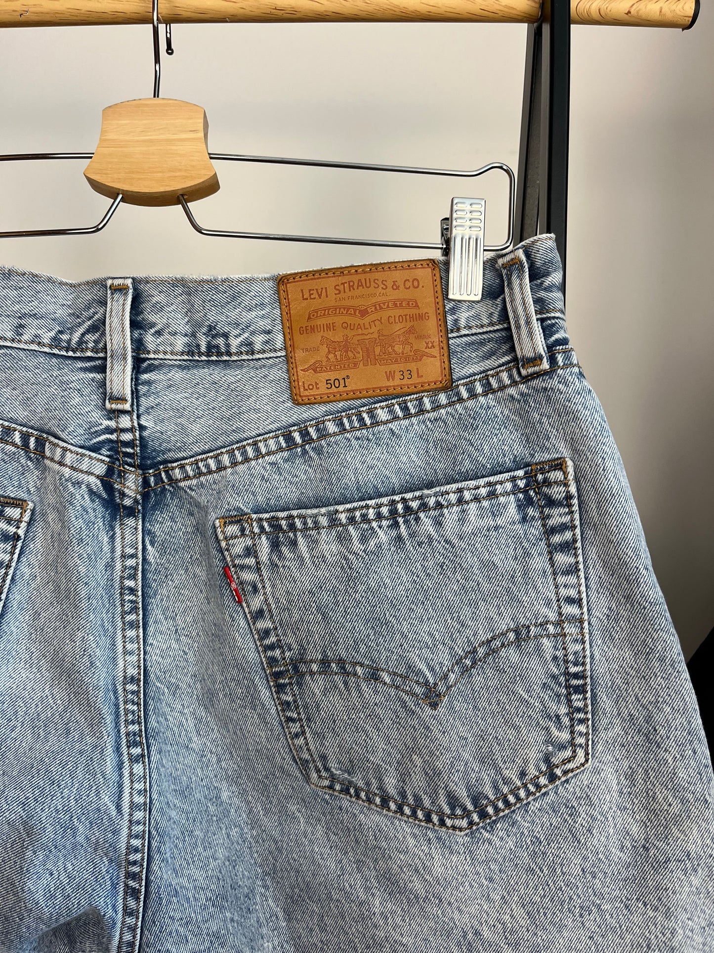 Levi’s 501 Light Blue Shorts - W33