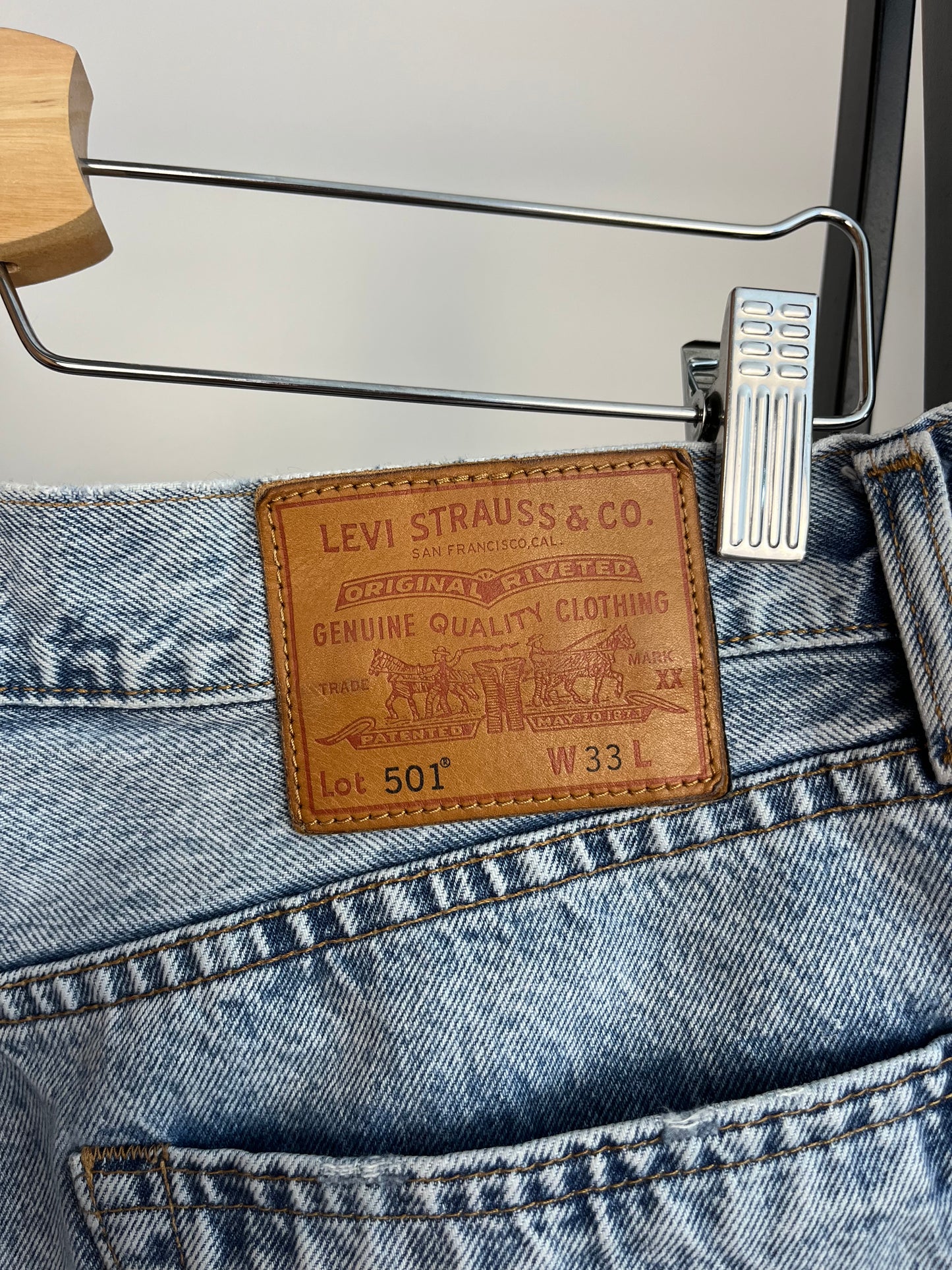 Levi’s 501 Light Blue Shorts - W33