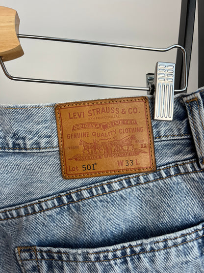 Levi’s 501 Light Blue Shorts - W33