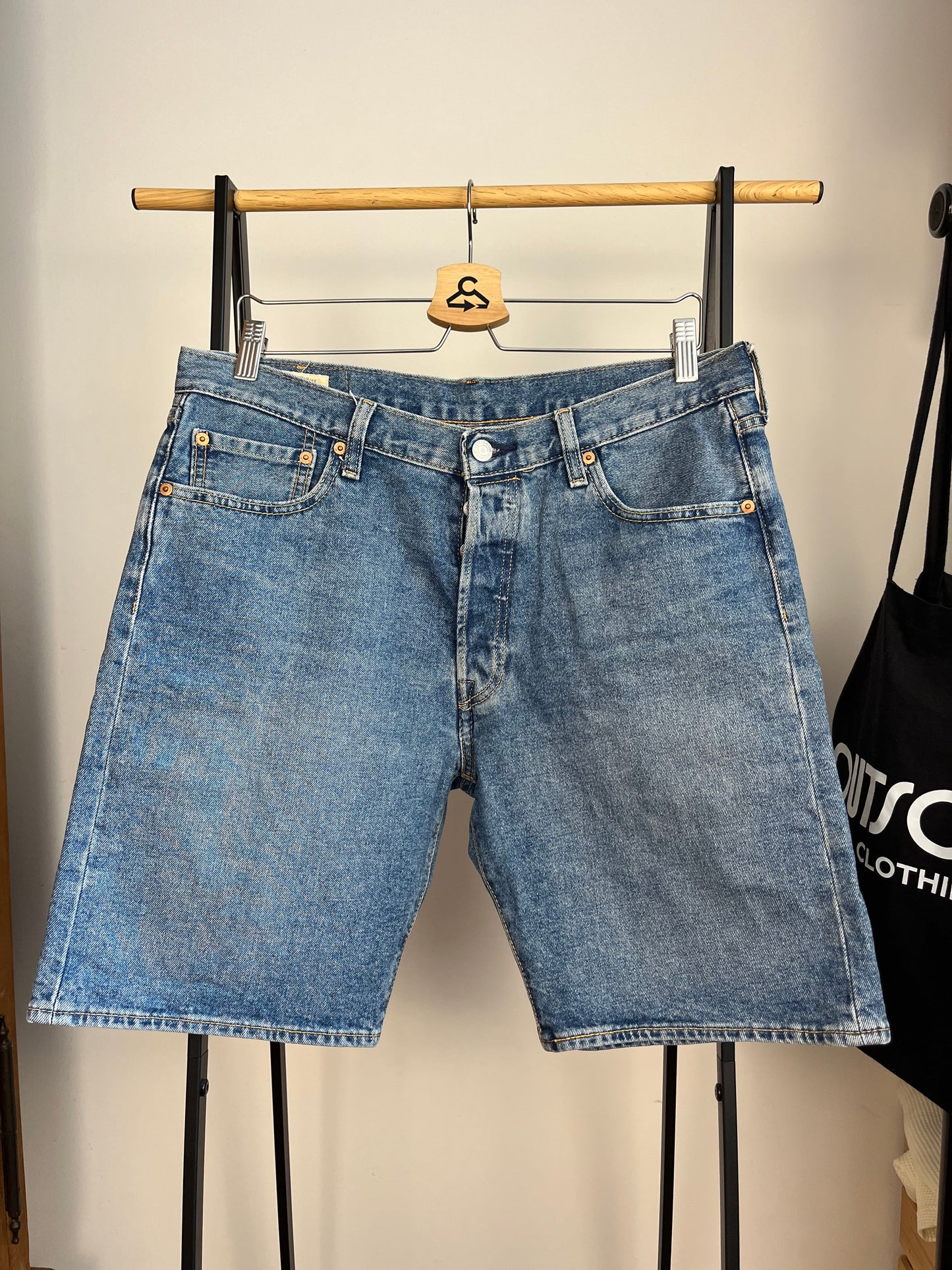 Levi’s 501 Blue Shorts - W34